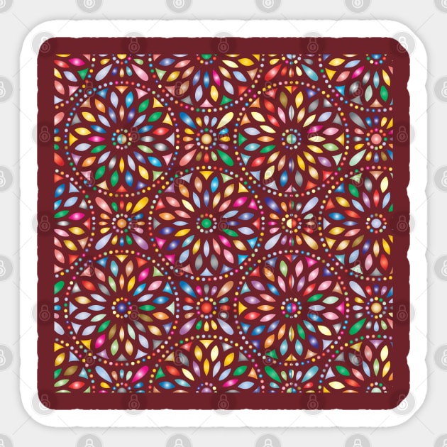 A wonderful wallpaper pattern background Sticker by AhMath